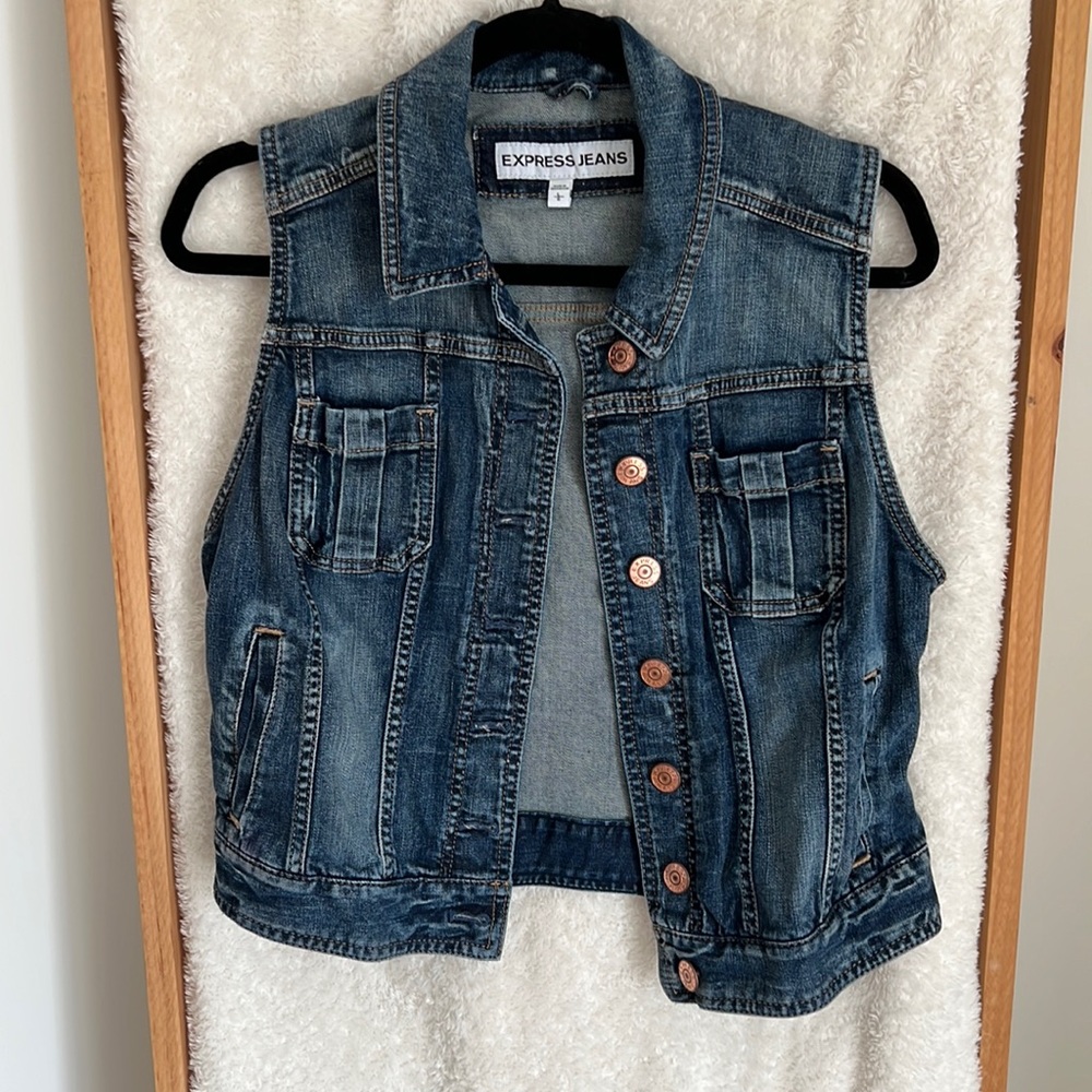 Express Denim Vest